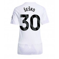 Manchester United Benjamin Sesko #30 Vonkajší Ženy futbalový dres 2025-26 Krátky Rukáv